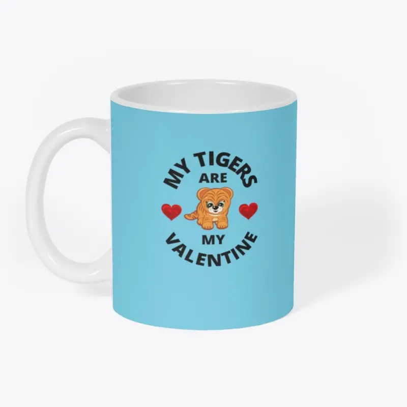 Valentine's Tiger Mug