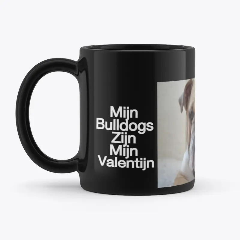 Dutch Valentine's Bulldog Mug